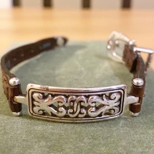 Brighton brown leather bracelet